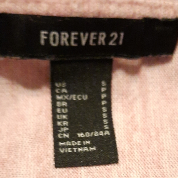 Forever 21 Pink Sweater Small - Picture 4 of 6